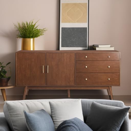 Century Modern Wood Buffet Sideboard
