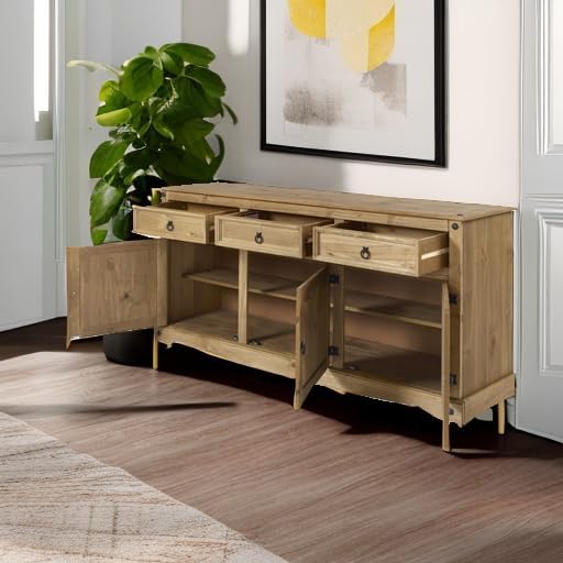 Solid Wood Sideboard Cabinet