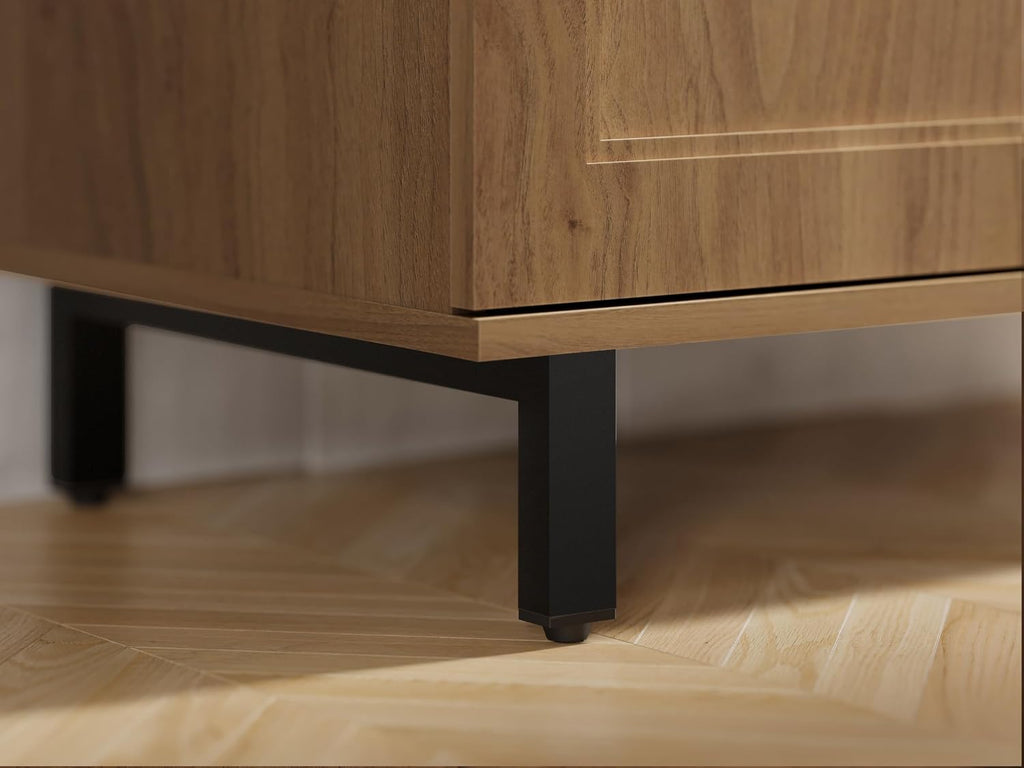 Oak Farmhouse Sideboard Cabinet