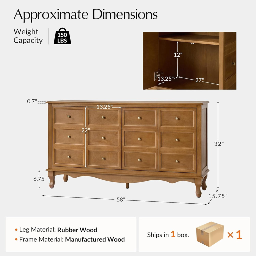 Acorn Solid Wood Sideboard