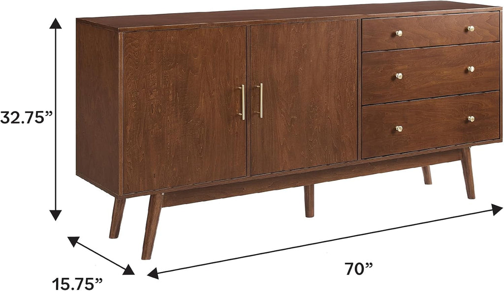 Century Modern Wood Buffet Sideboard