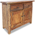 Solid Reclaimed Wood Sideboard Buffet Cabinet