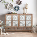 59" Carved Solid Wood Sideboard