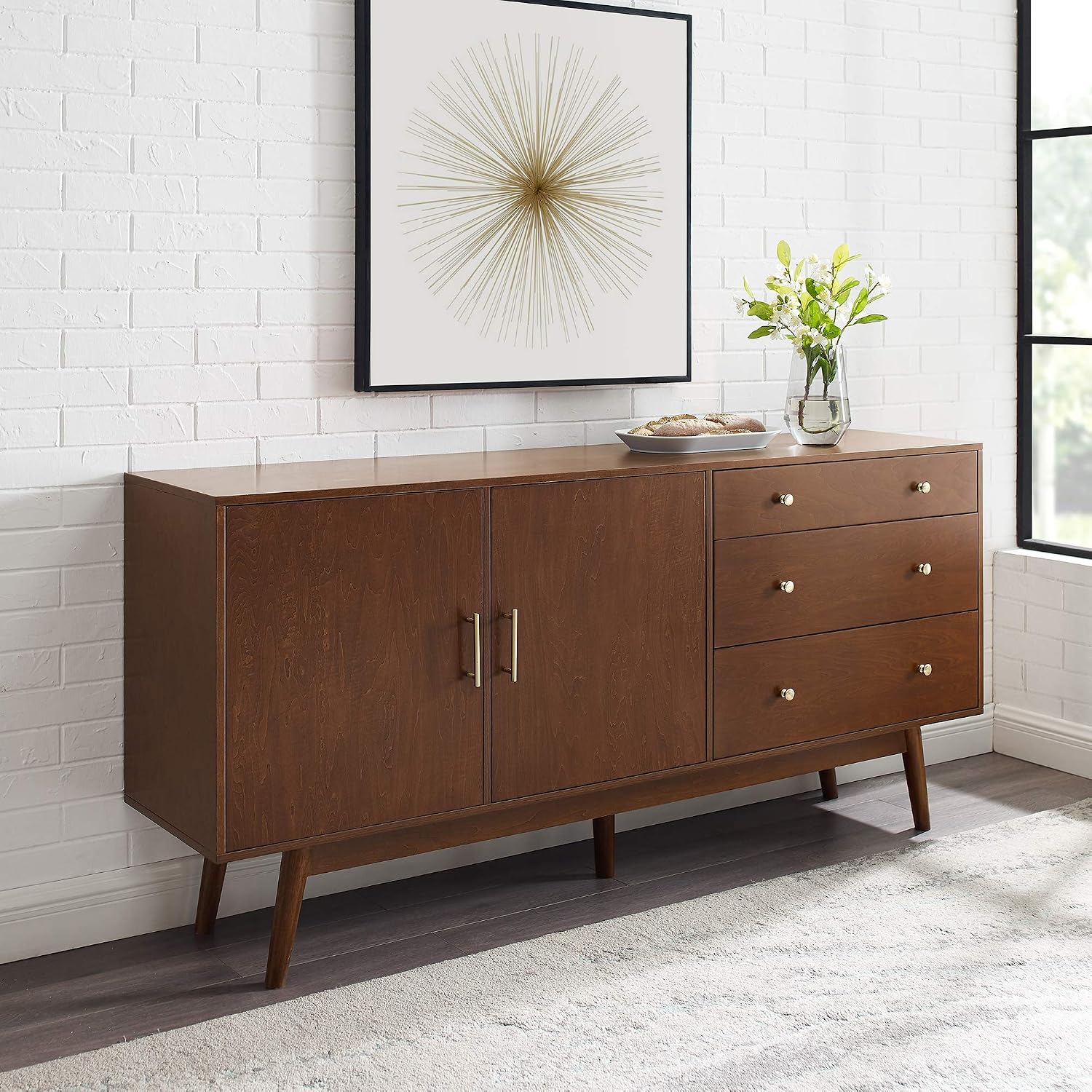 Century Modern Wood Buffet Sideboard