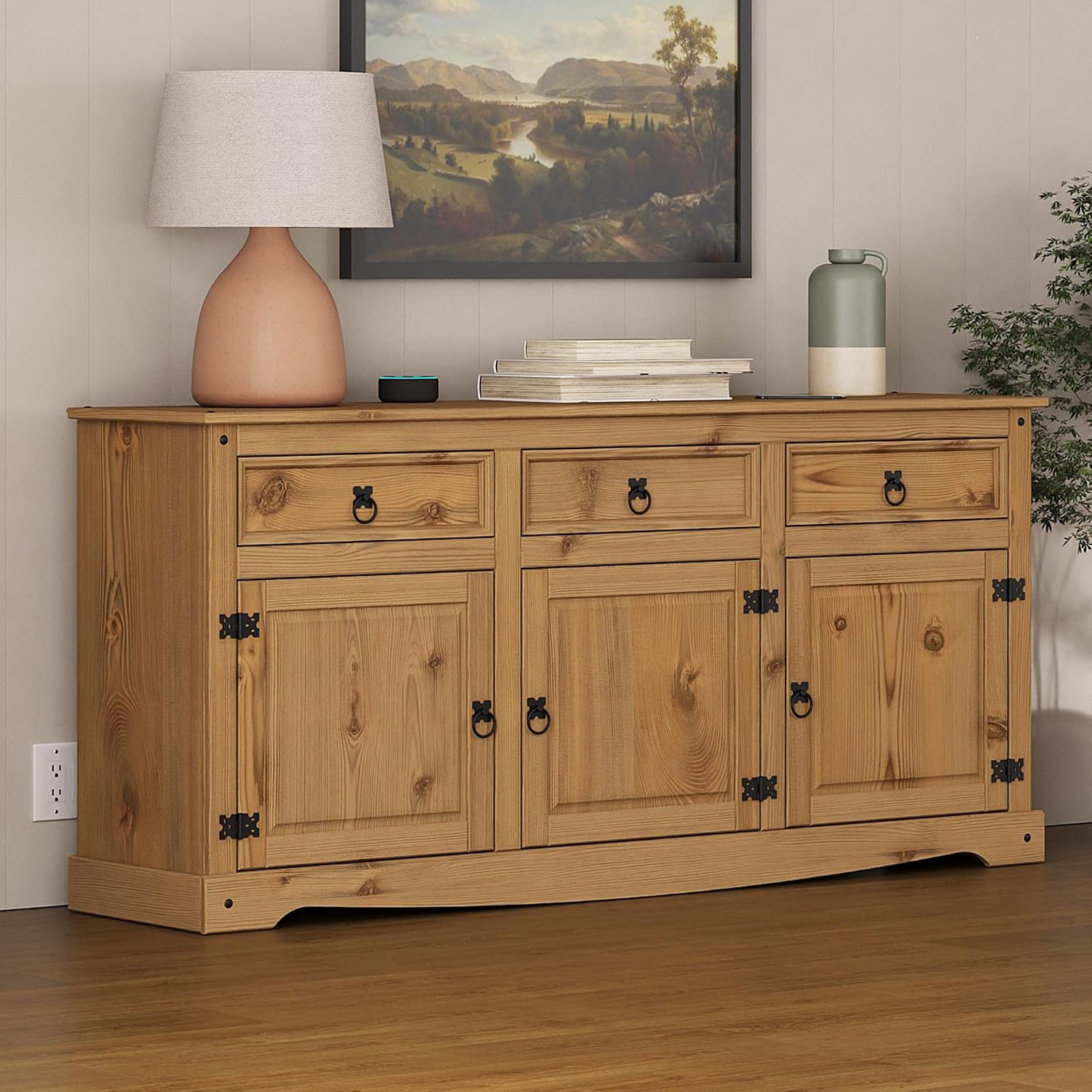 Solid Wood Sideboard Cabinet