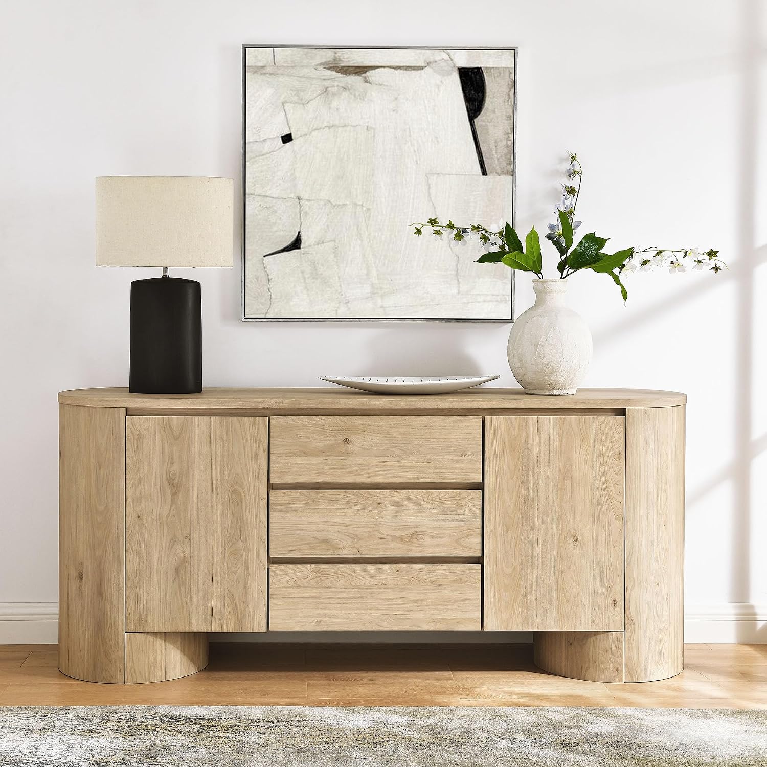 Duval Hickory Frost Sideboard