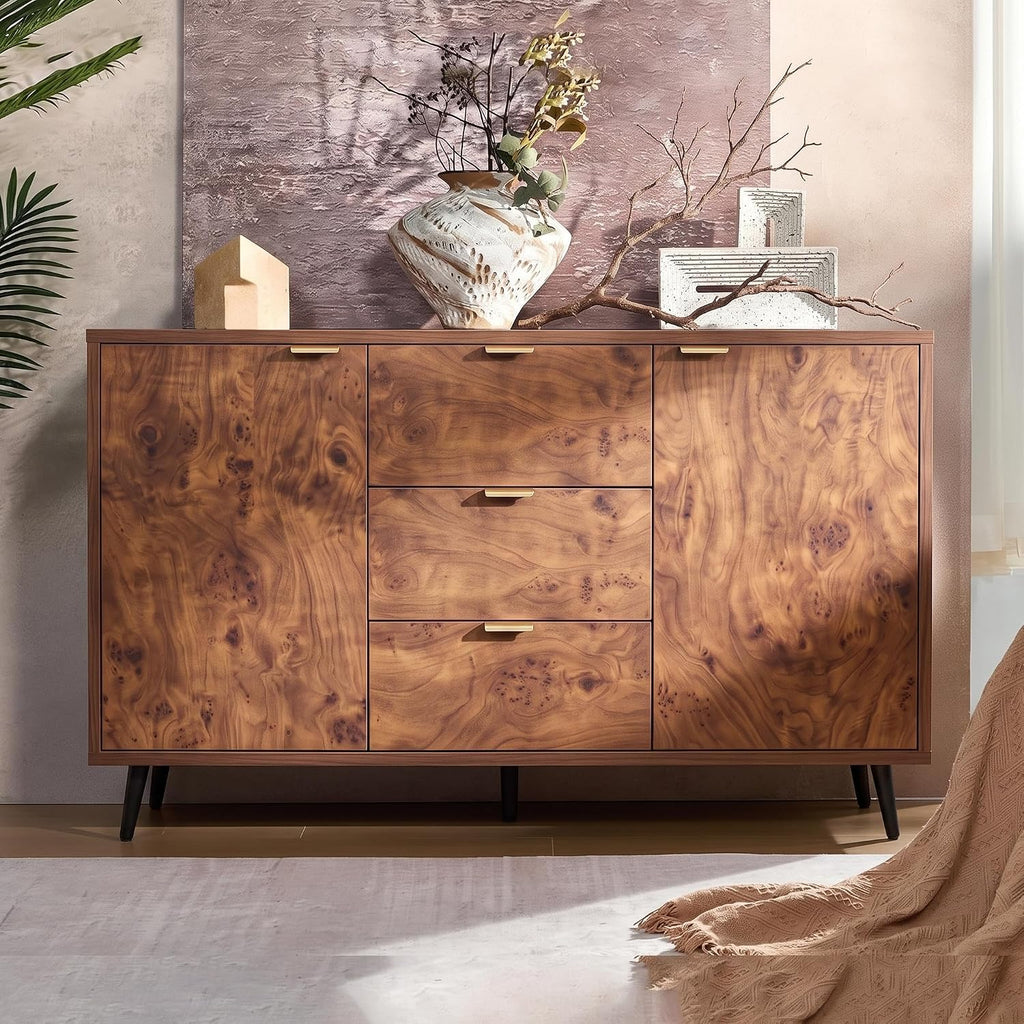 Walnut Buffet Cabinet