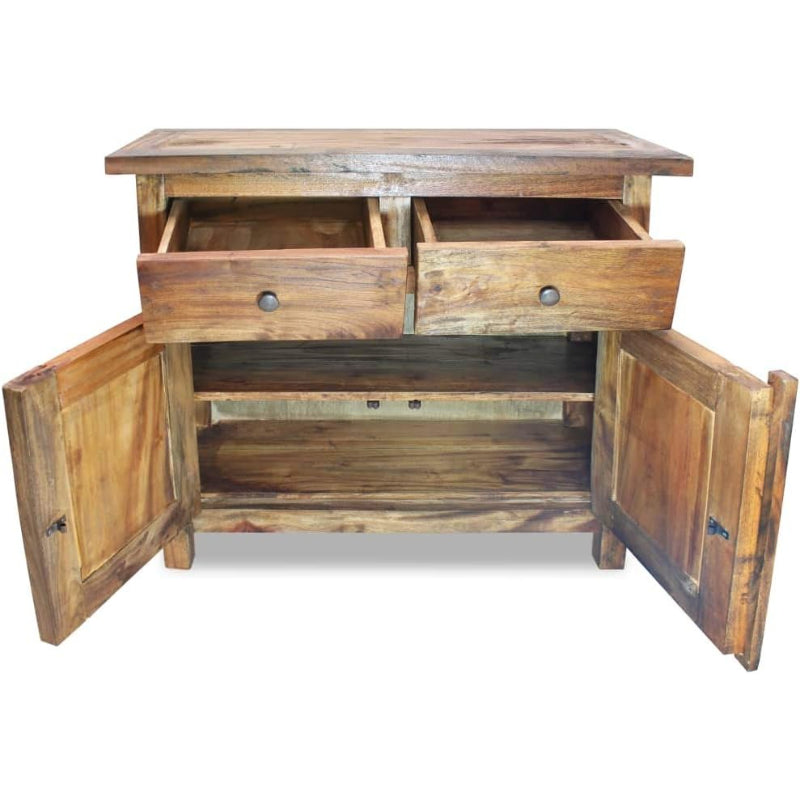Solid Reclaimed Wood Sideboard Buffet Cabinet