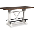White Counter Height Dining Table