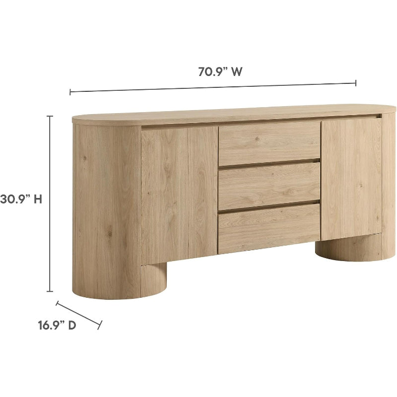 Duval Hickory Frost Sideboard
